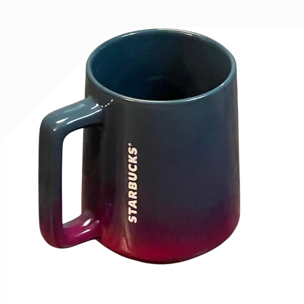 Starbucks‎ 2022 Ocean Gradient Ceramic Mug Ombré Limited Collector Edition 14 Oz